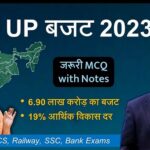 Uttar Pradesh Budget 2023-24 Analysis Current Affairs MCQ